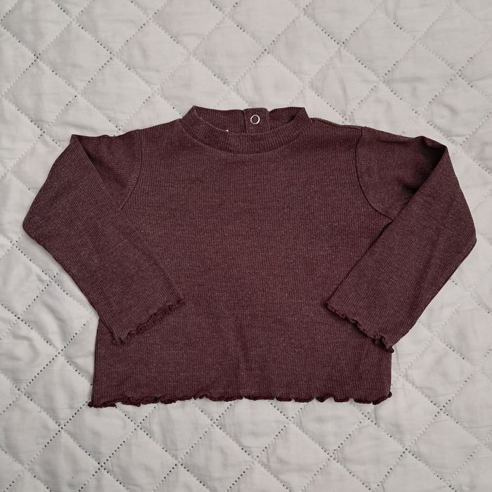 Bluzka z długim rękawem 68 cm ZARA