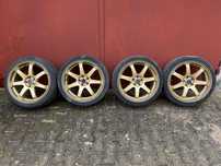Złote Felgi 17” Subaru impreza GC8