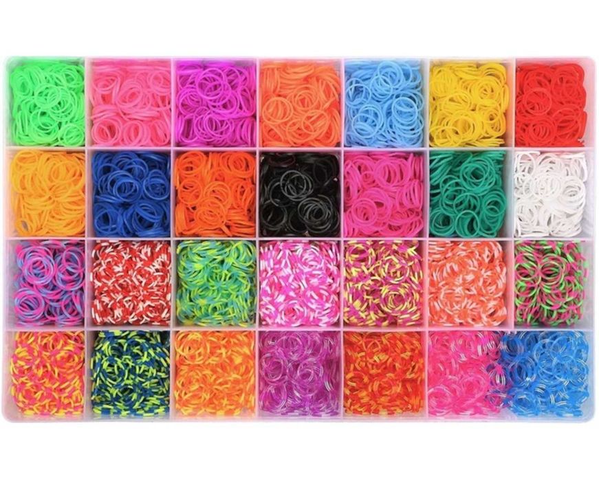 Zestaw kreatywny – gumki do robienia bransoletek 15 000 sztuk