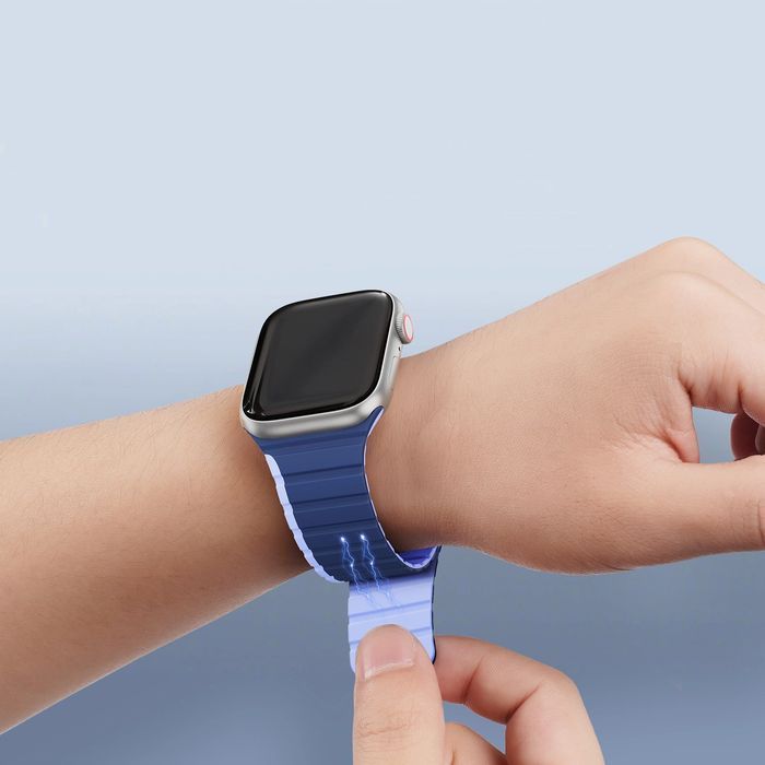 Magnetyczny pasek Apple Watch (41, 40, 38 mm) Dux Ducis - niebieski