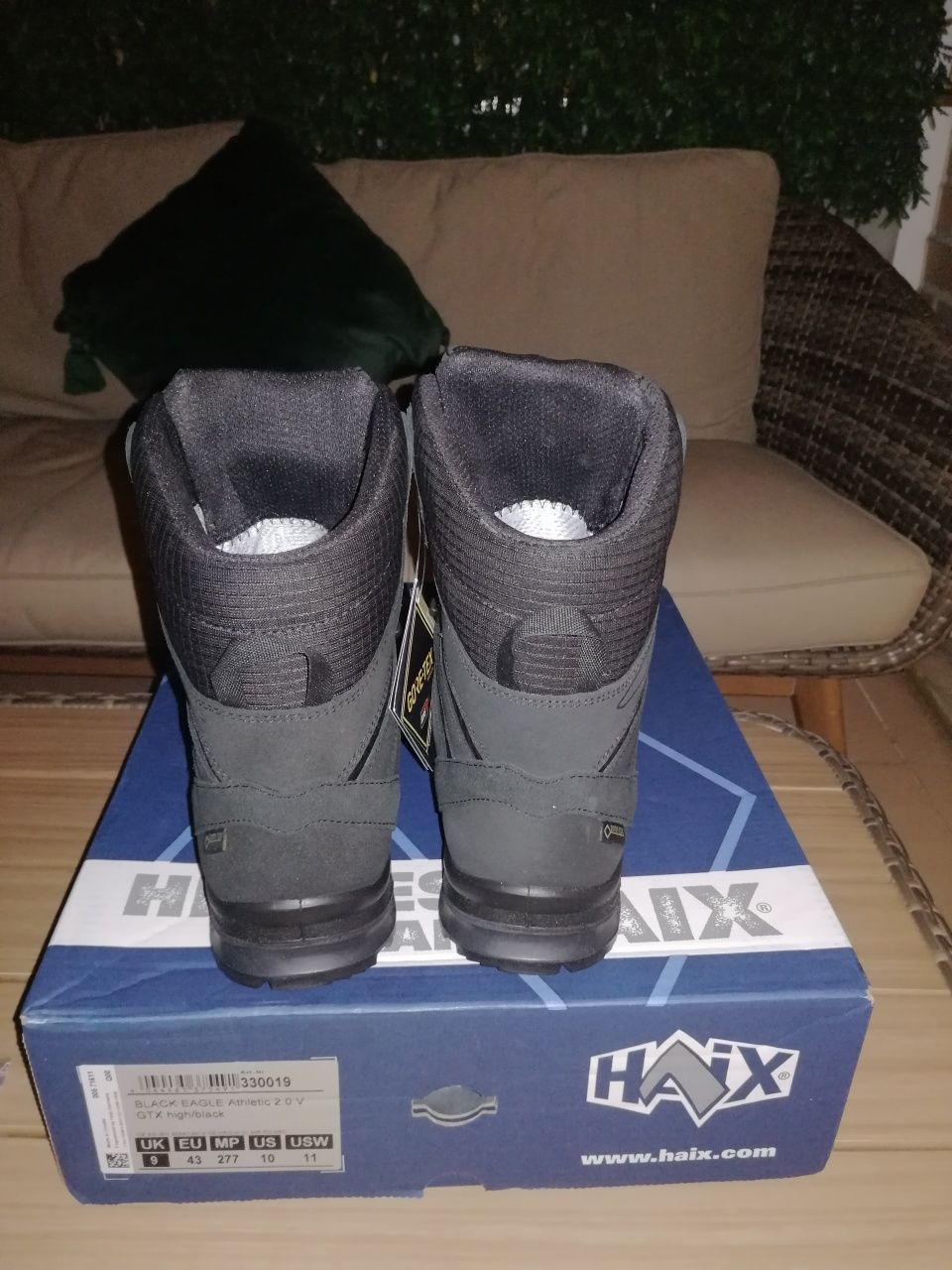 Botas Haix Black Eagle Athletic 2.0 V GTX high/black