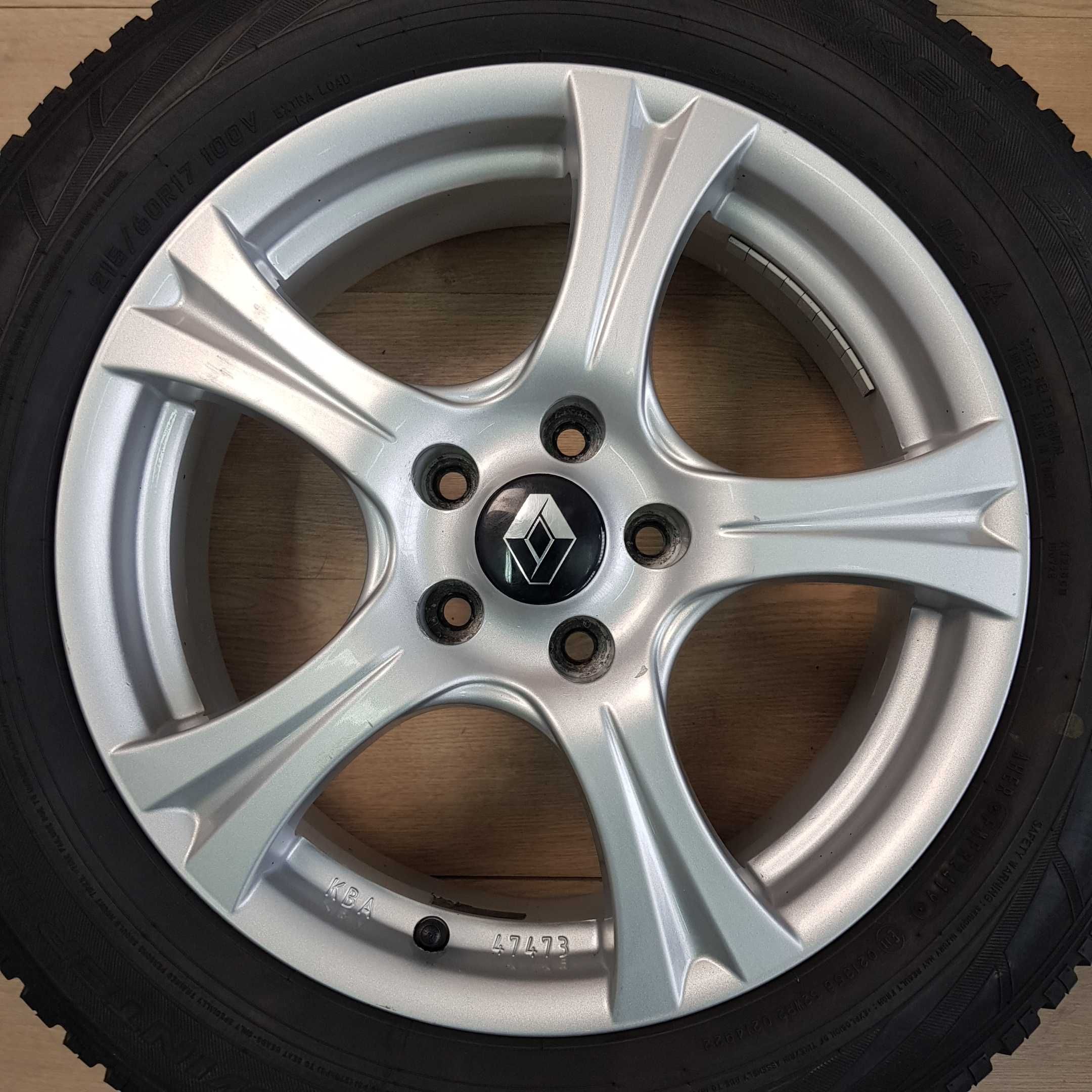 Диски Renault R17 5x114 Megane Duster Scenic Nissan Qashqai Juke Leaf