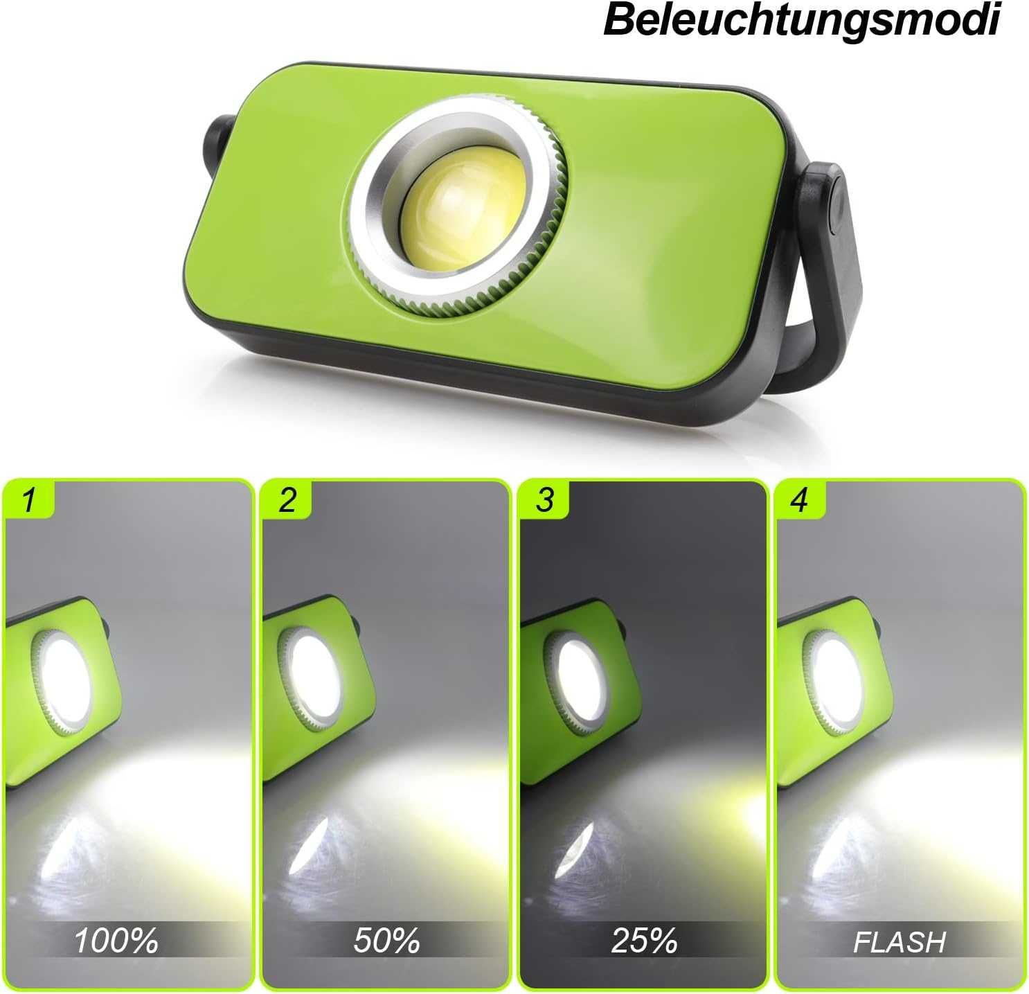 Lampa przenośna robocza DA LIGHT 10 W, 1000 lm