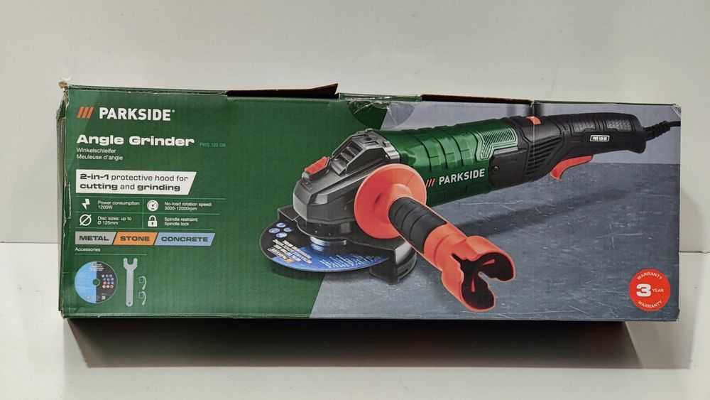 АКЦІЯ! НОВ болгарка зНімеччини Parkside PWSAP PWS 125 I8/1200W/угловая