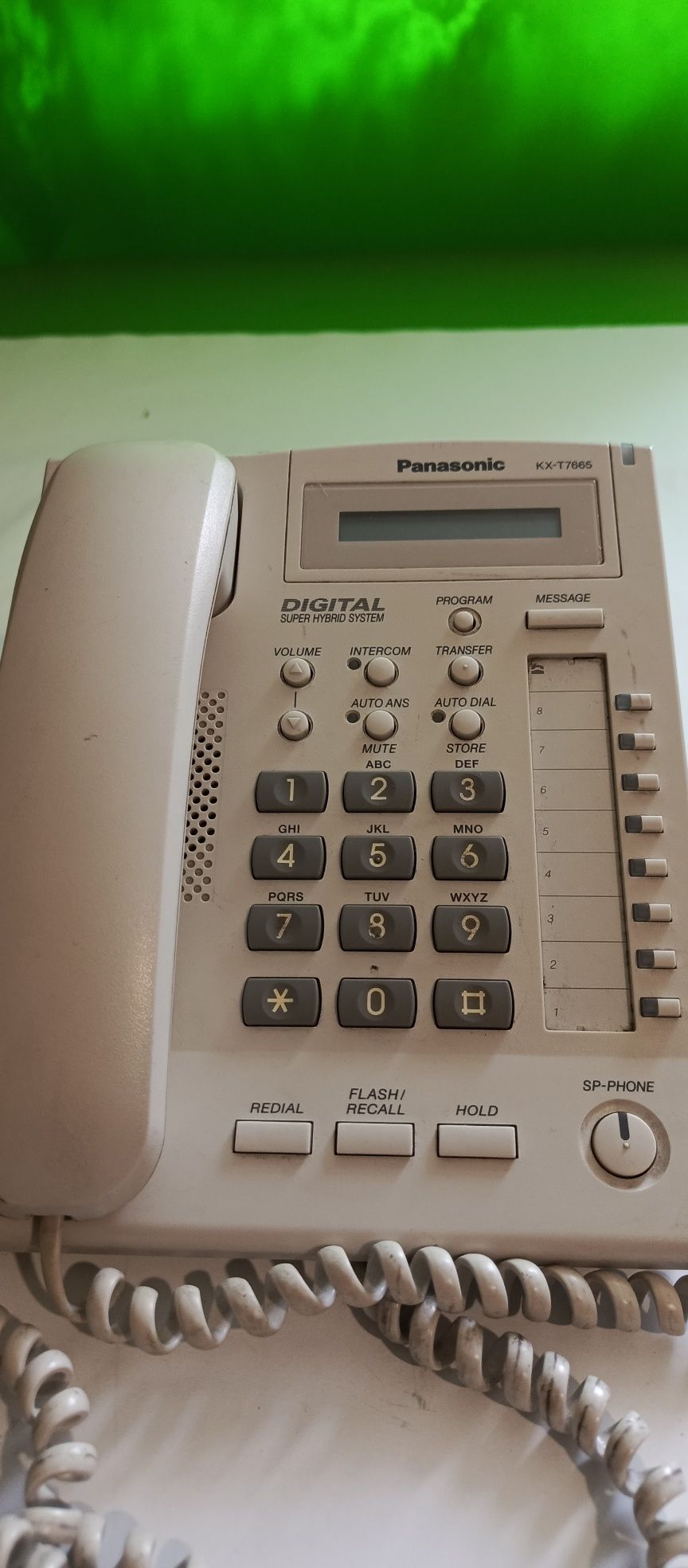 Telefon stacjonarny systemowy Panasonic model kx-t 7665