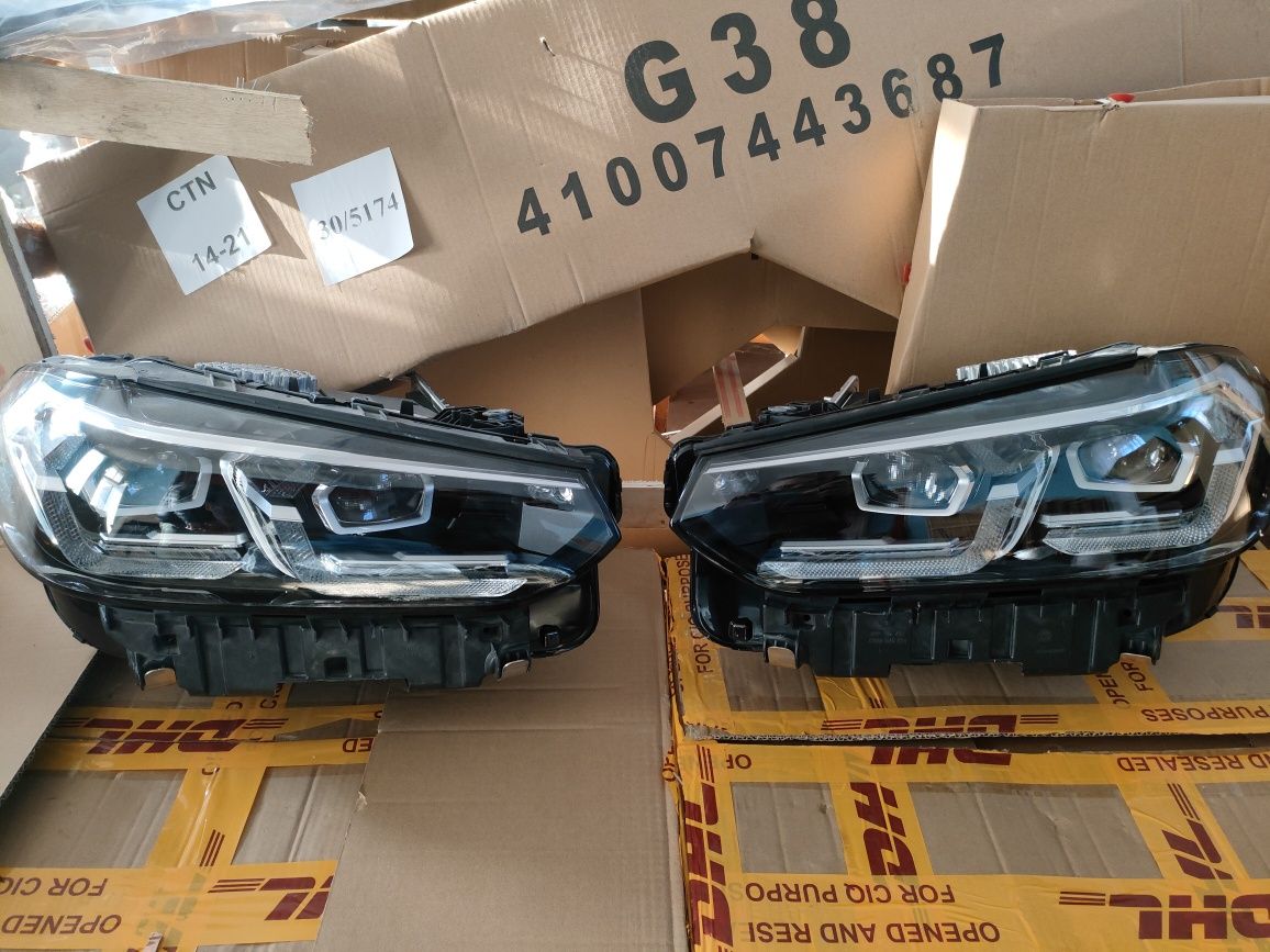 Панель передняя BMW X3 G01 с бампером LCI и фарами LED