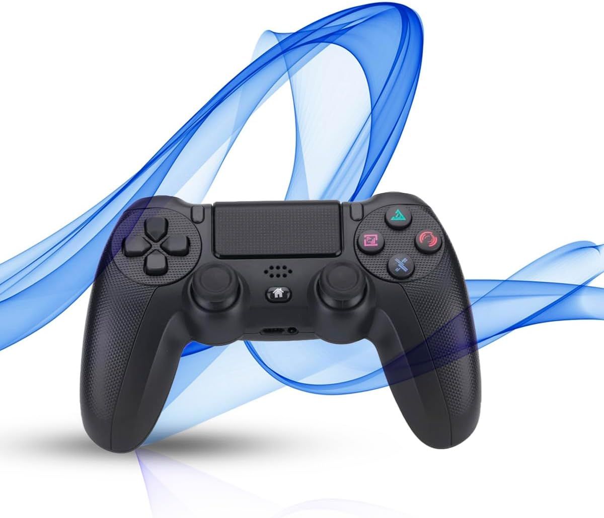 kontroler bezprzewodowy nk na ps4 / ps3 / pc / mobile czarny do gier