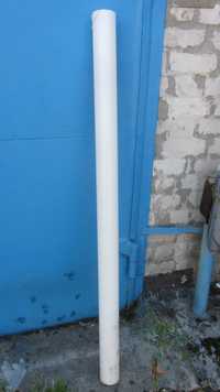 труба пластмассовая толстостенная диам. 87 мм, стенка 5, длина 1500 мм