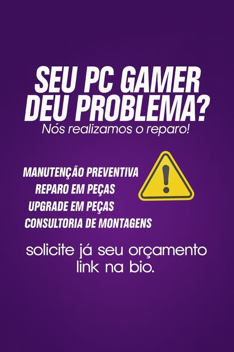 PC Gaming – Montagem, Upgrades e Limpeza