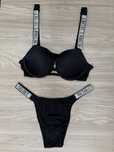 Czarny komplet Victoria Secret