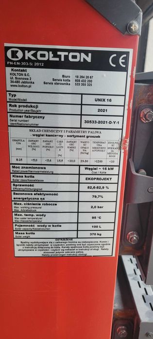 Piec na drewno i węgiel