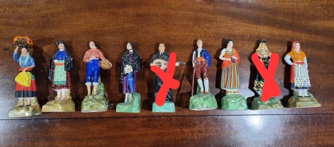 Raras Figuras em Faiança da Fábrica de Sacavem