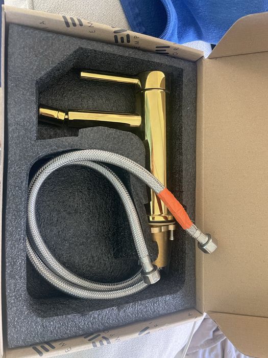 Bateria bidetowa Emporia Fly złoty