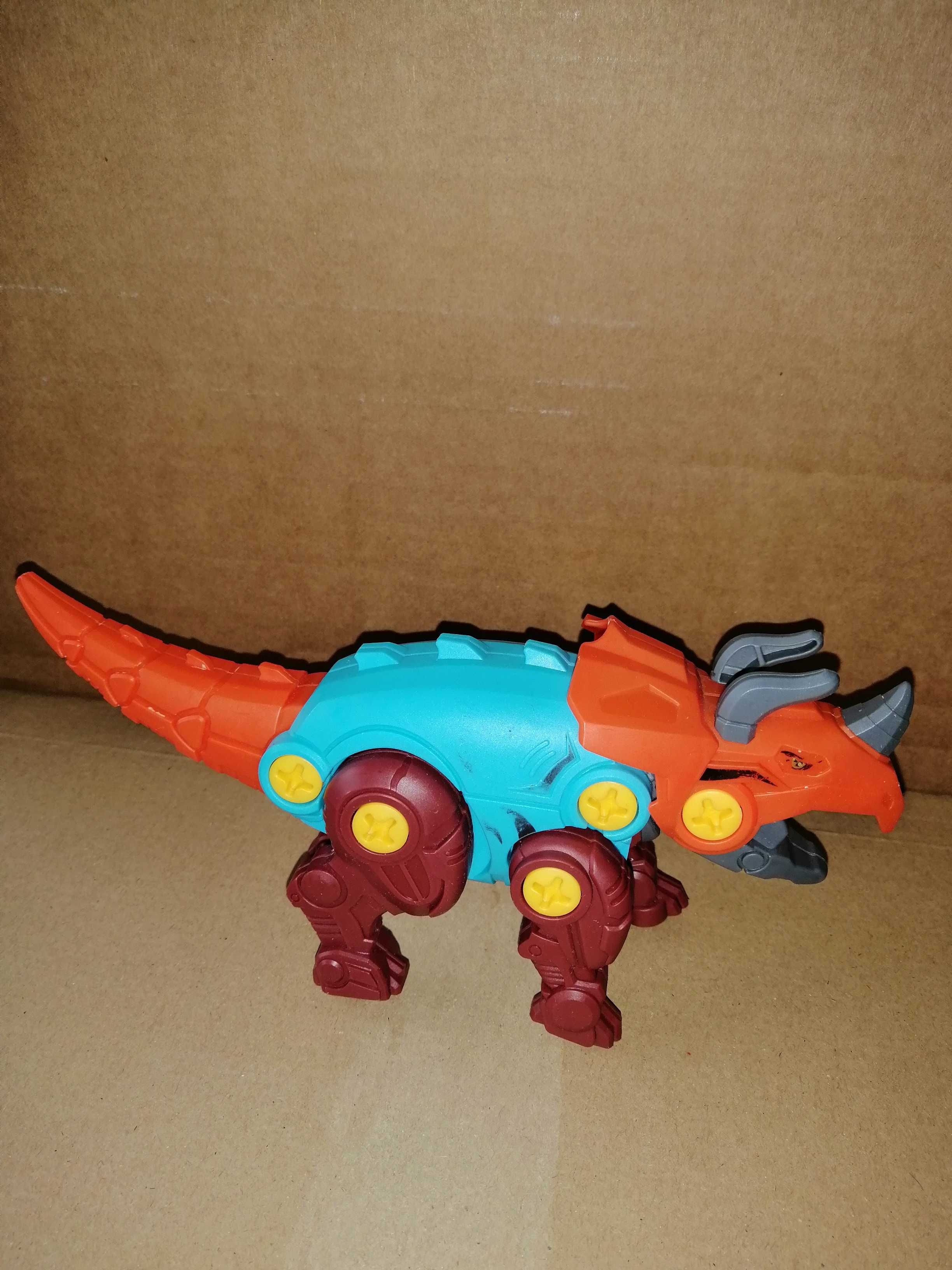 2x dinozaur do rozkręcania / skręcania triceratops i tyranozaur T-rex