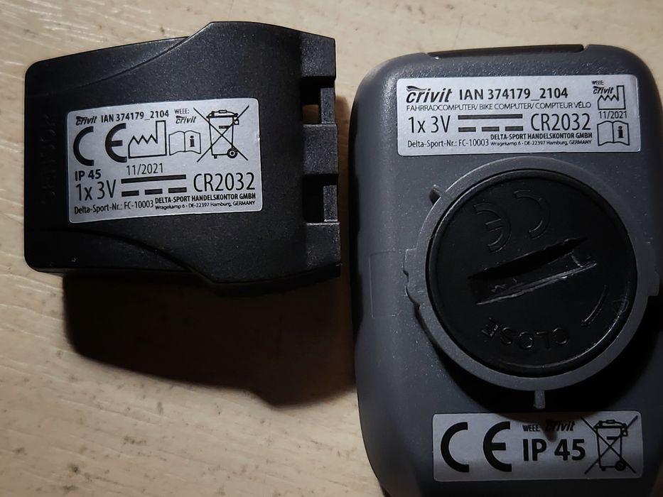 Crivit велокомпютер безпровідний підсвітка