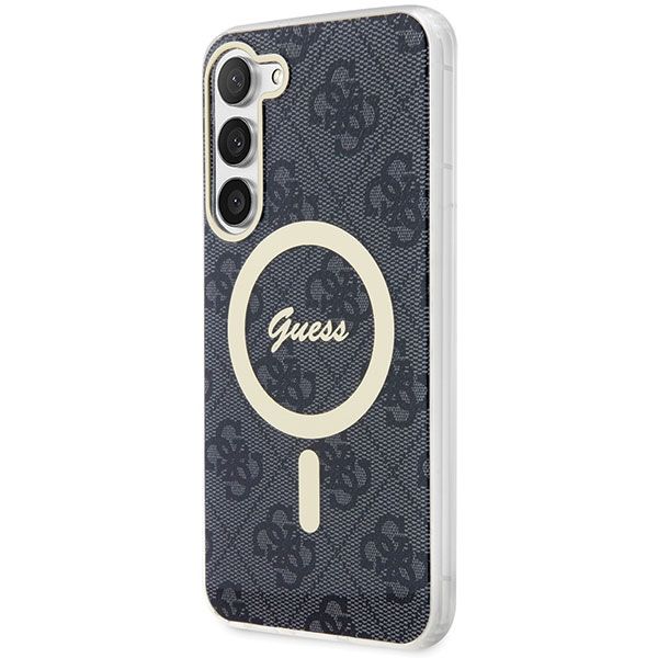 Guess GUHMS23MH4STK S23+ S916czarny/black hardcase 4G MagSafe