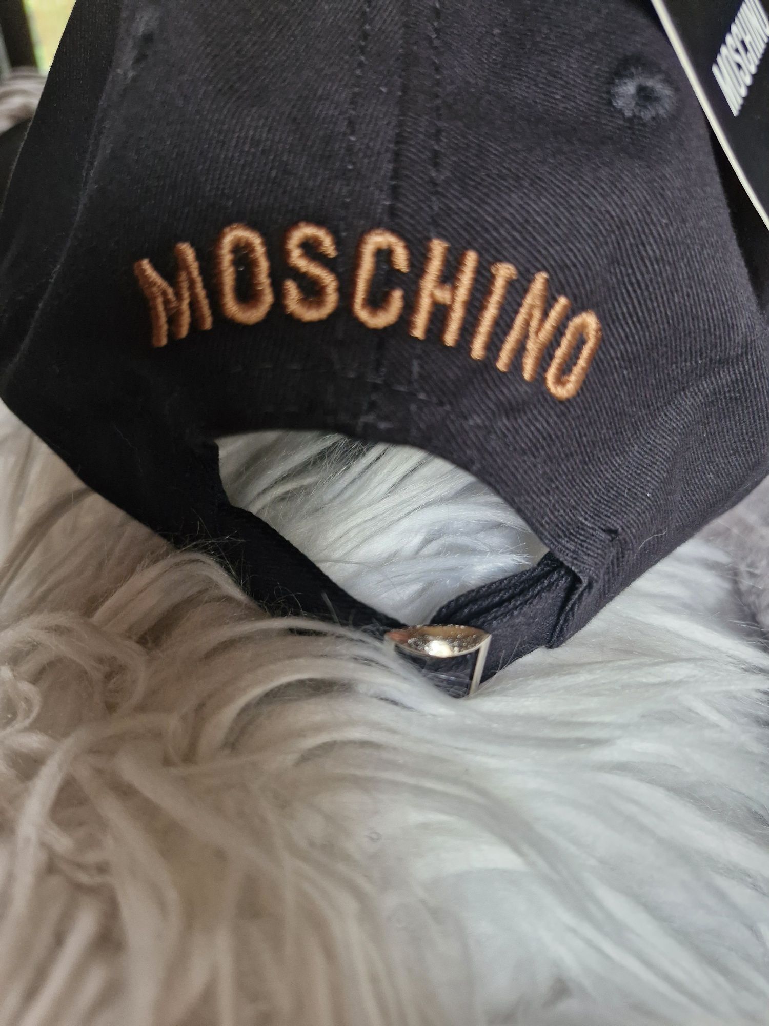 Nowa męska damska czapka z daszkiem kaszkietowka mis moschino one size