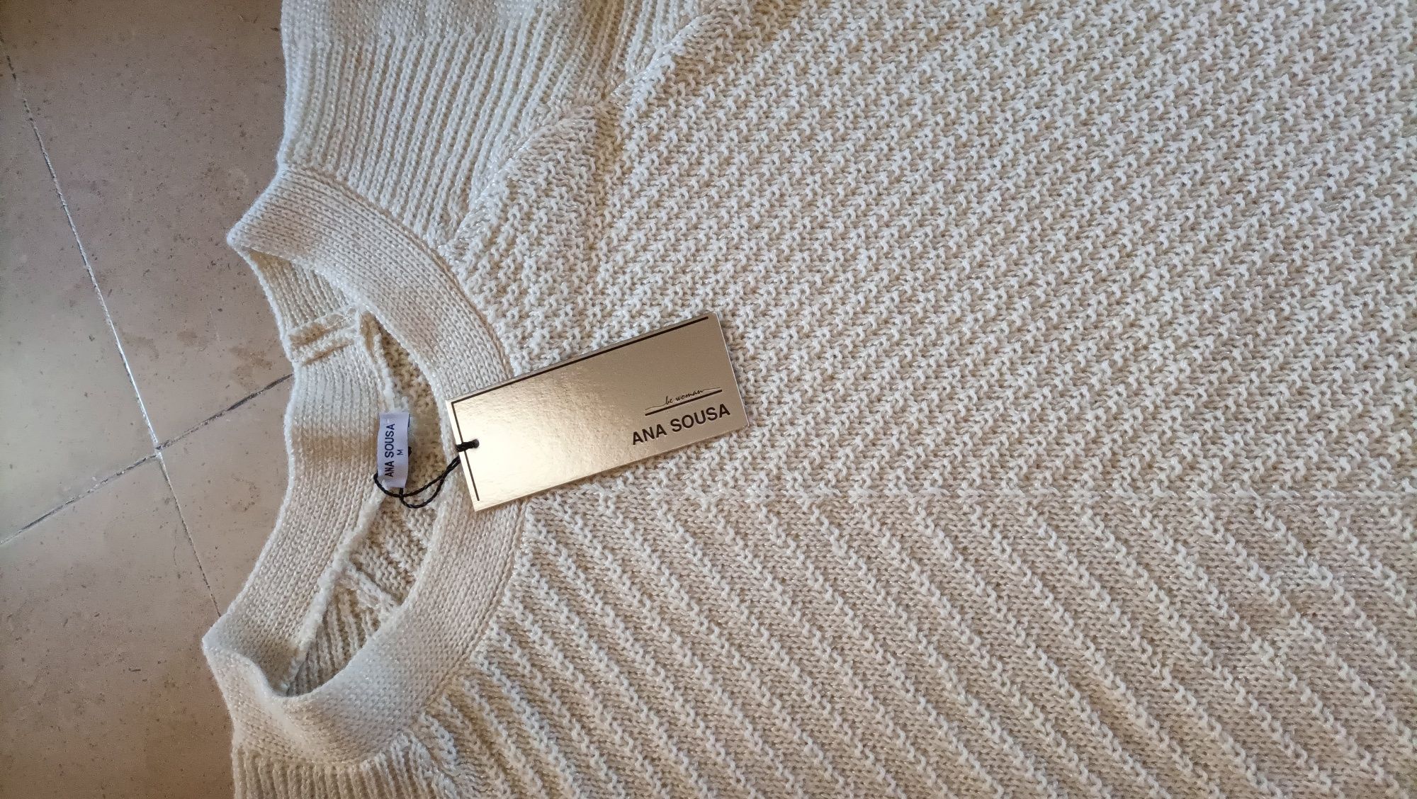 Vestido de malha fina