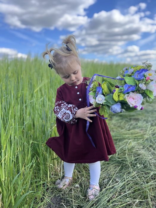 Вишита сукня для дівчинки, вишиванка