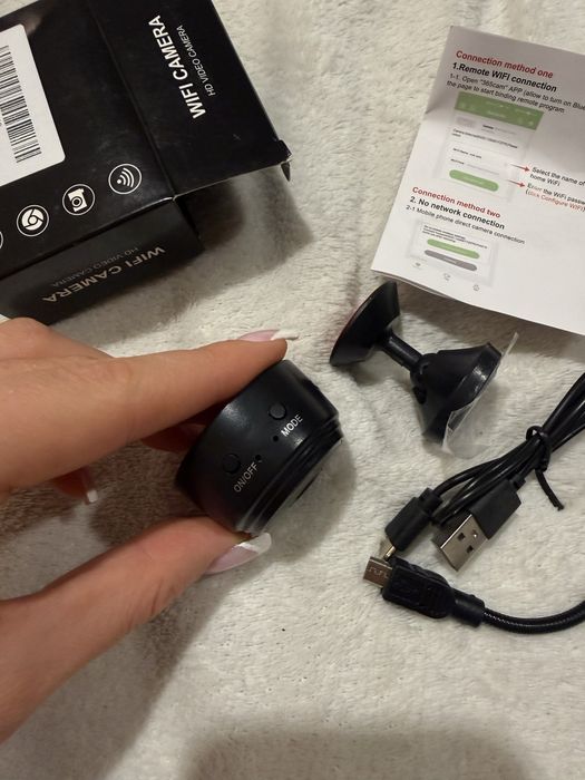 Mini ukryta kamera niania camera wifi