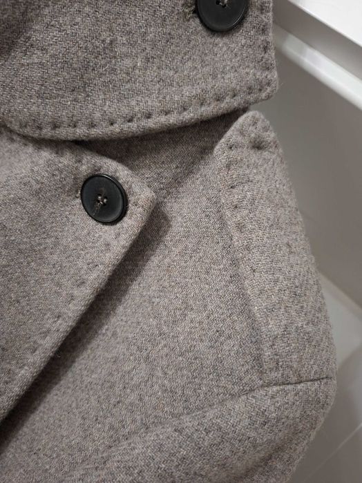 płaszcz nowy z metką  zara wełna manteco 68%