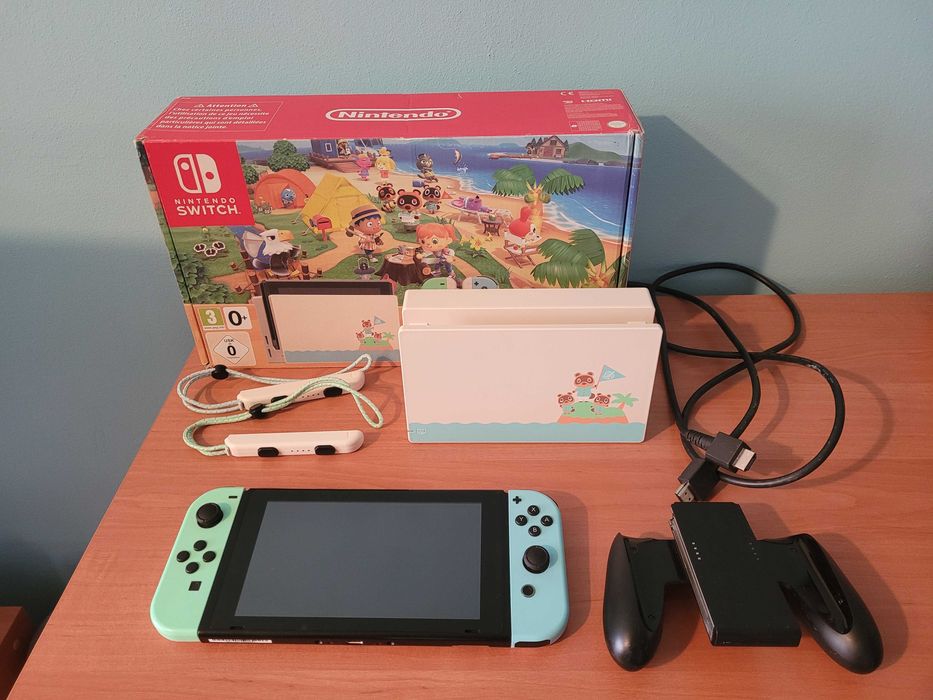 Konsola Nintendo Switch v2 Animal Crossing + 64gb