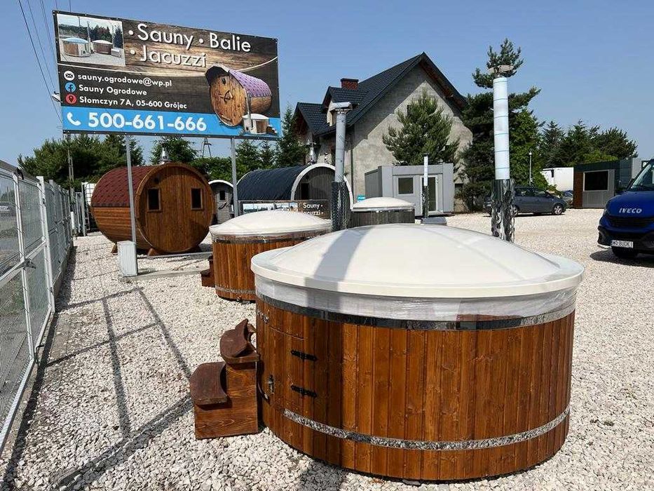 Balia ogrodowa Ruska bania DOSTĘPNA OD RĘKI SPA Hot Tub