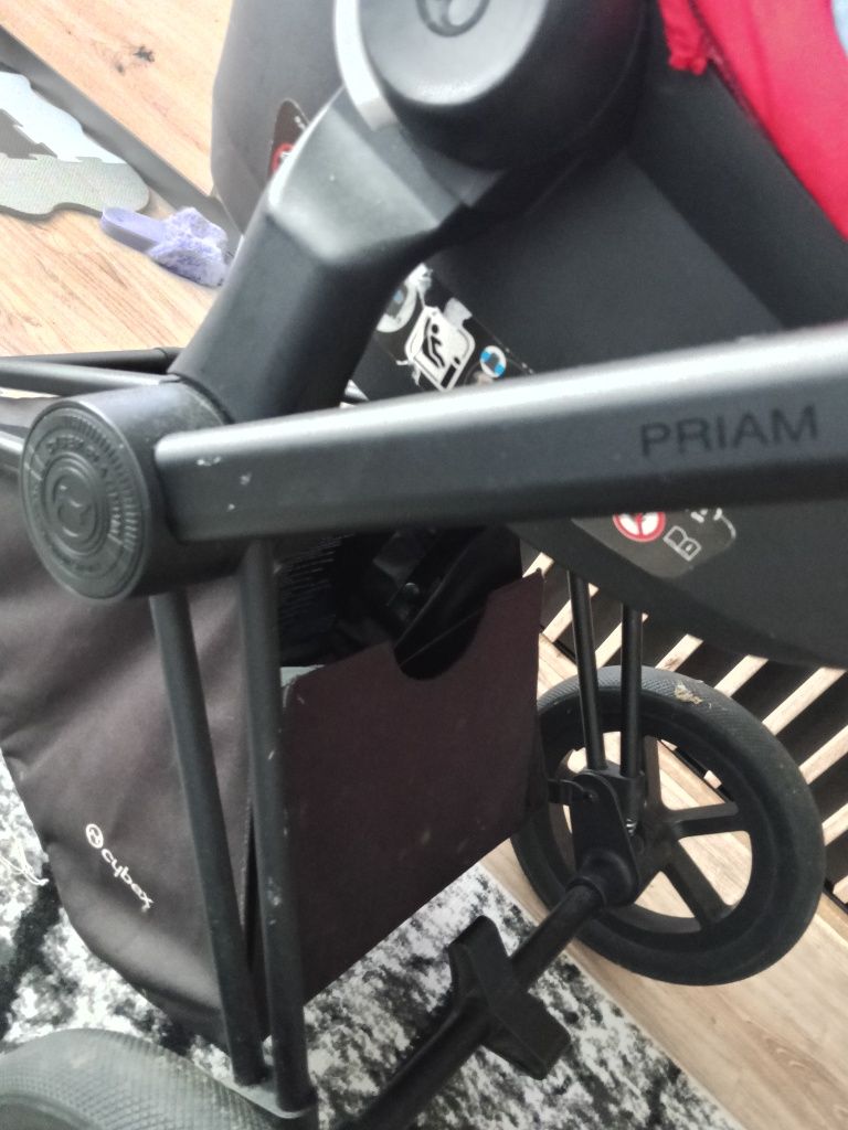 Cybex Priam 3w1 w zestawie huśtawka Fisher Price