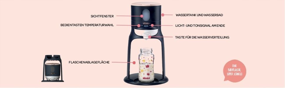 Podgrzewacz elektryczny do wody Beaba dla dziecka sterylizacja