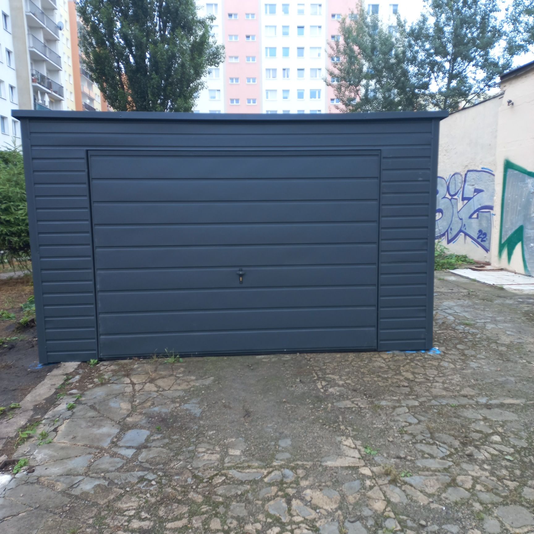 4x6 Antracyt mat poziomo garaż z profila promocja Filc gratis
