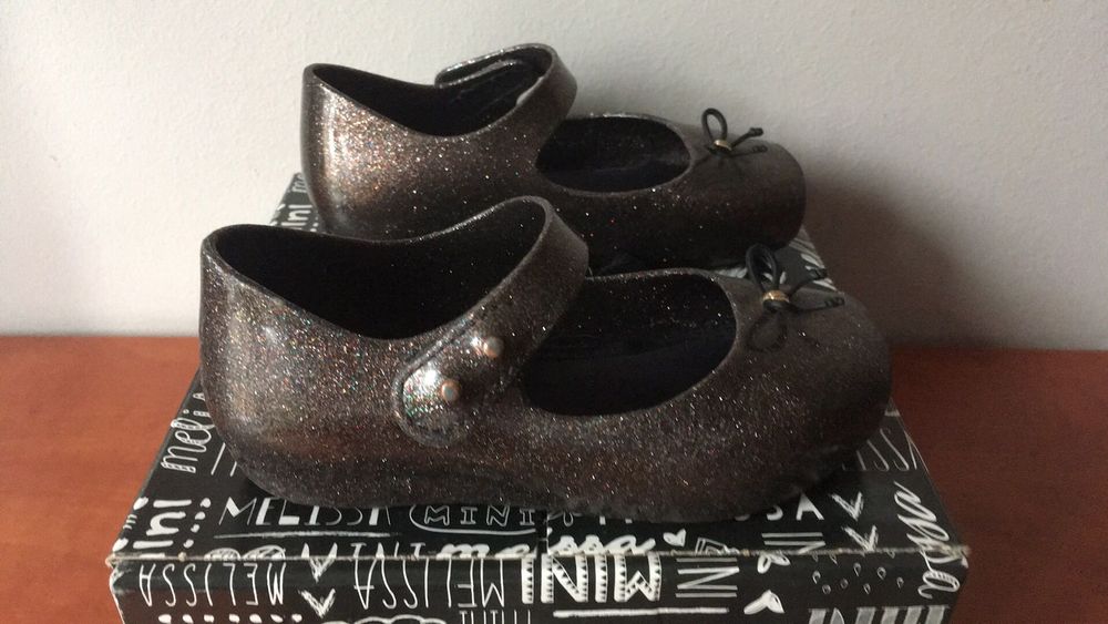 Pachnące buty Melissa Ballet - brokatowe Baleriny Dziecięce rozm 24