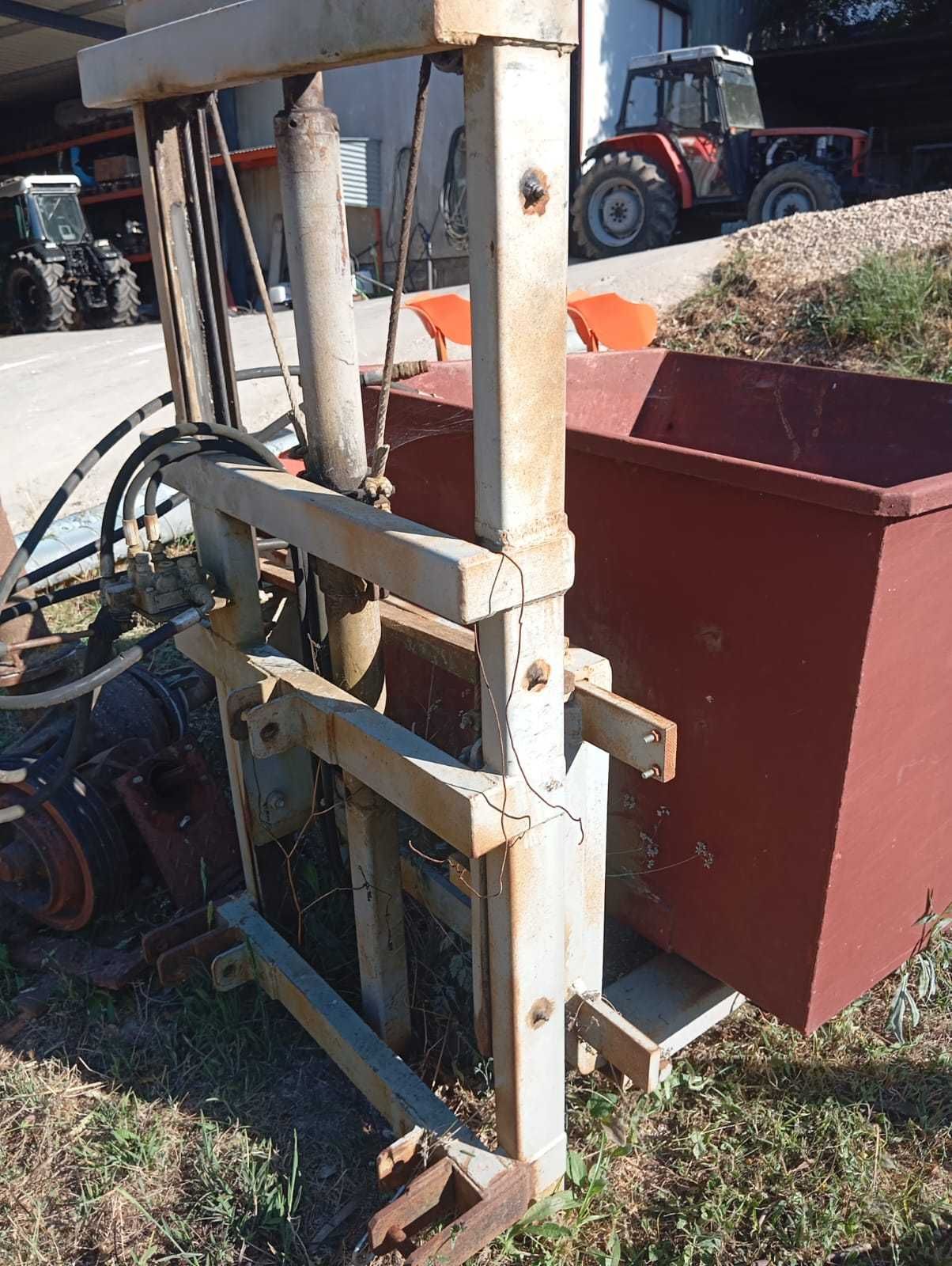 Porta paletes com caixa de Vendima