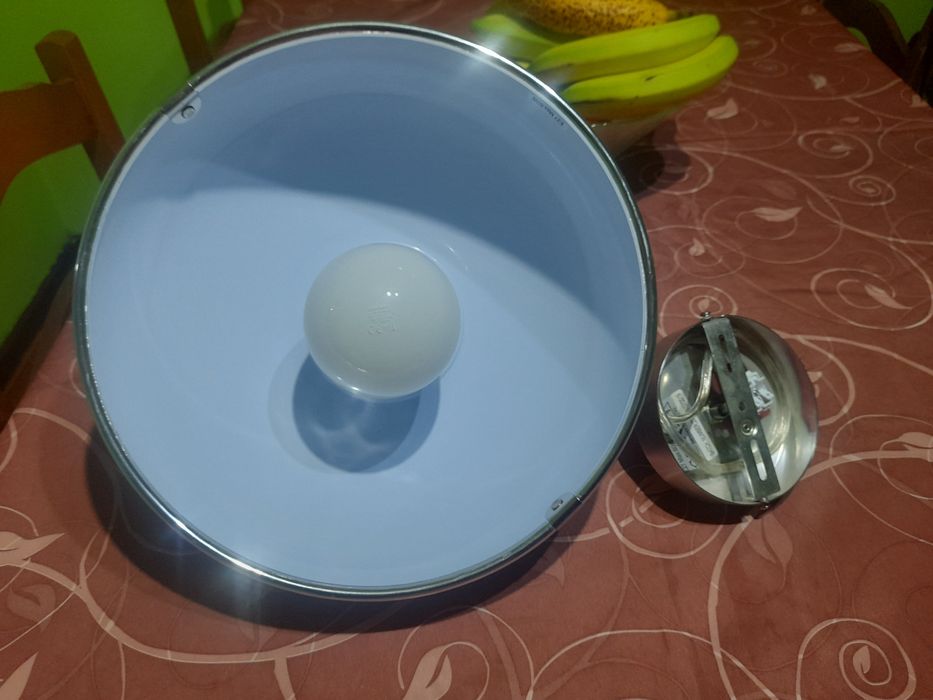 Candeeiro de alumínio para cozinha com lâmpada led em bola