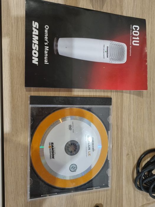 Samson c01u usb studio condenser microphone + Pop Filter