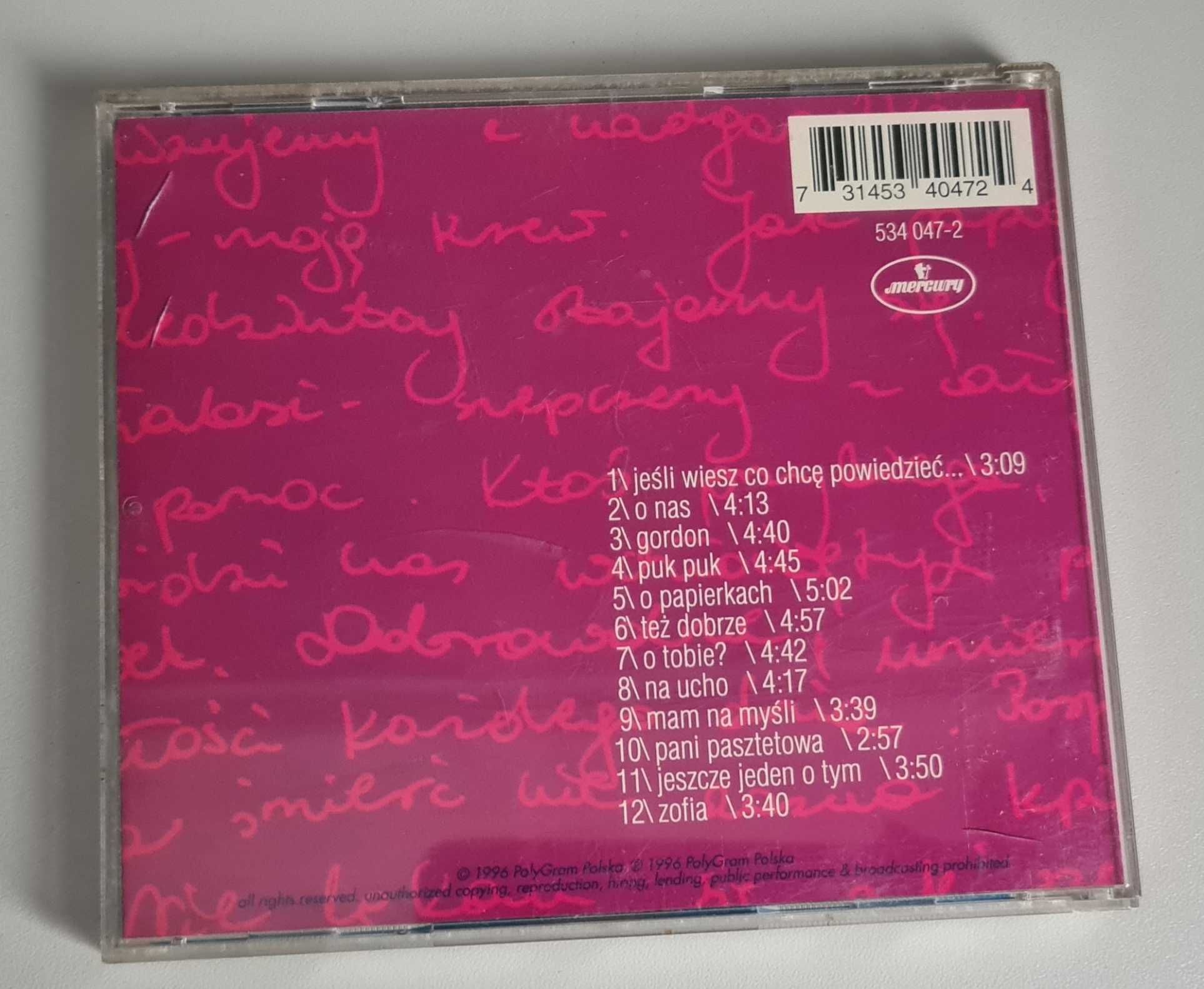 Płyta CD Katarzyna Nosowska - Puk.Puk