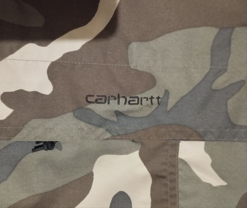Casaco corta vento Carhartt camuflado S