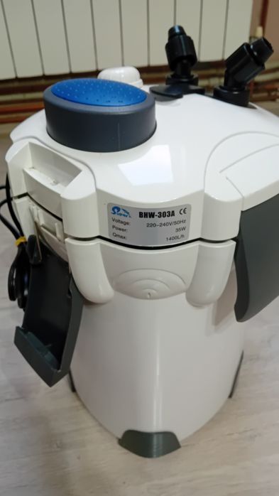 Duży filtr kubełkowy nowa uszczelka i zawory