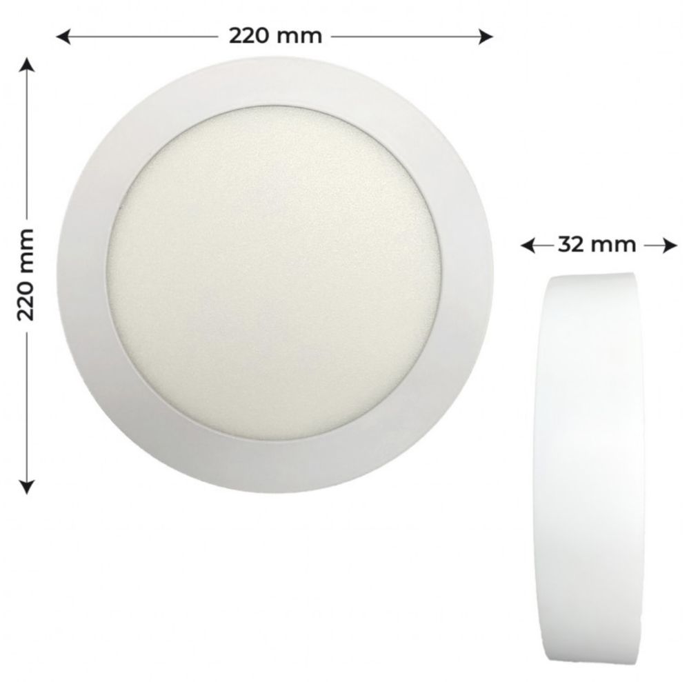 Plafon LED Quadrado/Circular