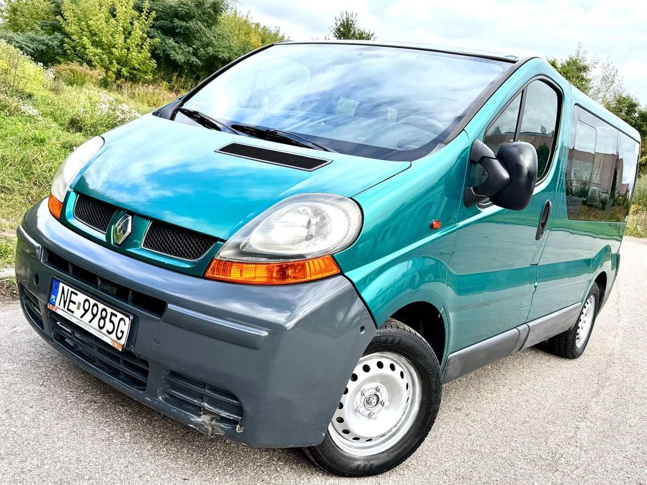 Renault Trafic 1.9DCI 82KM - 8 osobowy - Hak - Super Stan - Manual - Długie Opłaty
