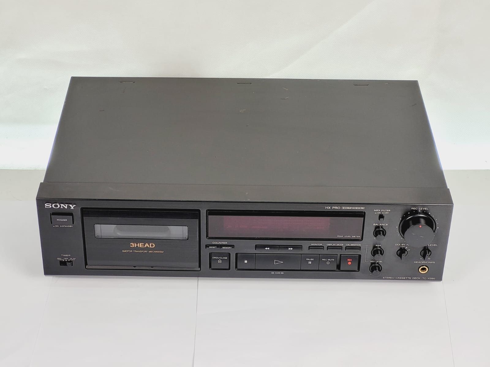Sony TC K590 magnetofon kasetowy odtwarzacz Deck 3 head