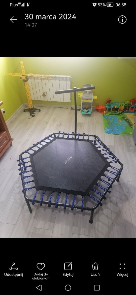 Trampolina do ćwiczeń