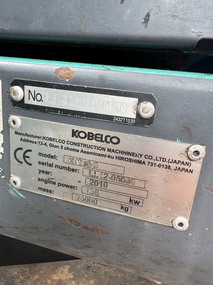 Koparka Long Kobelco SK 260 LC