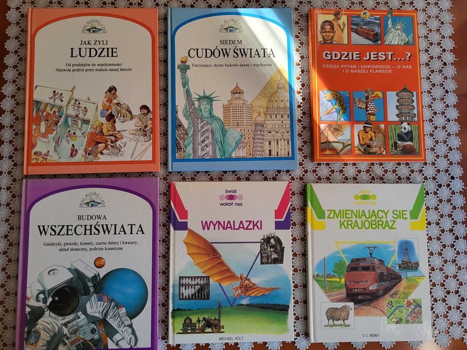 Książki popularnonaukowe dla dzieci.