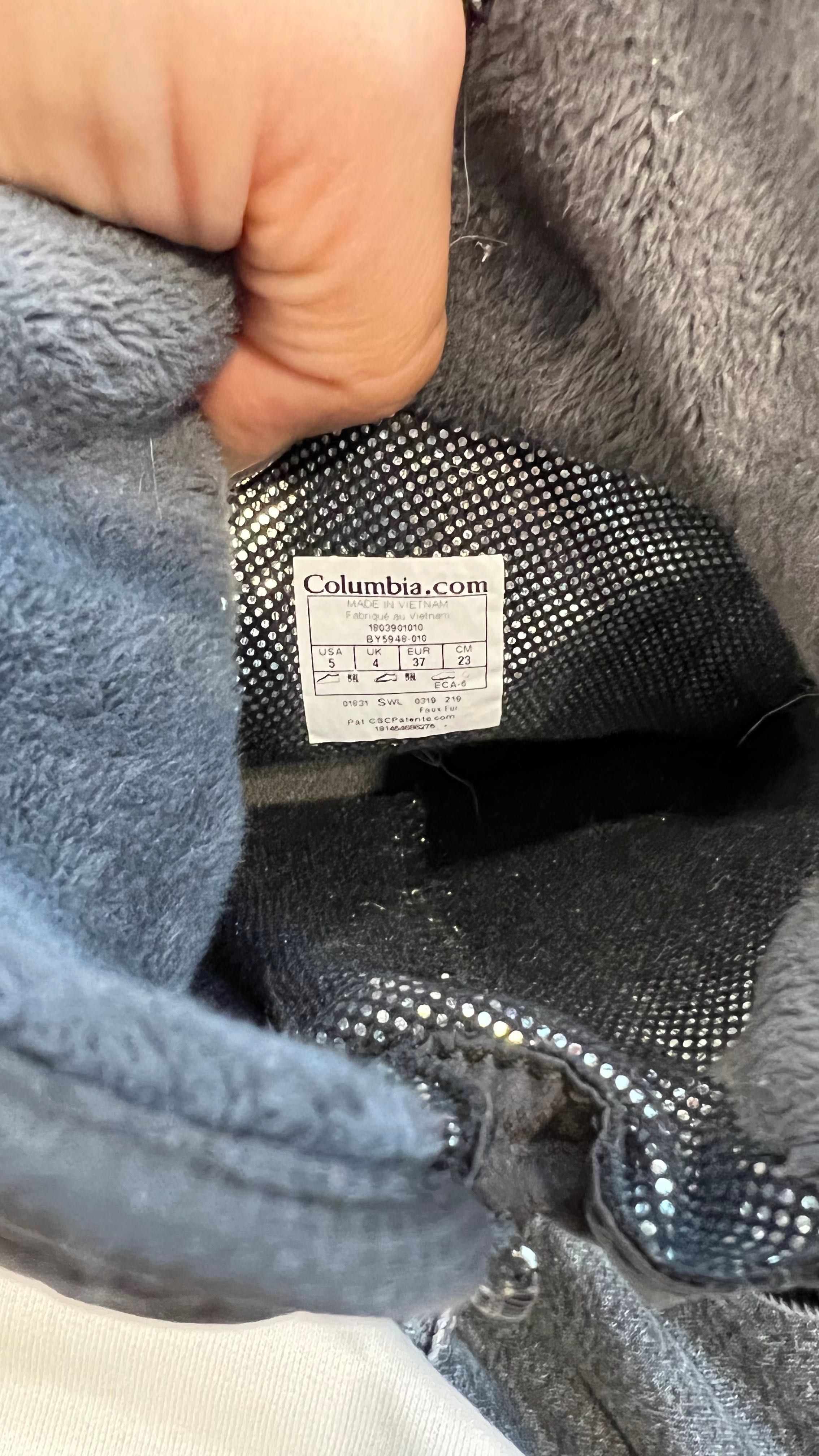 Зимние непромокаемые сапожки columbia