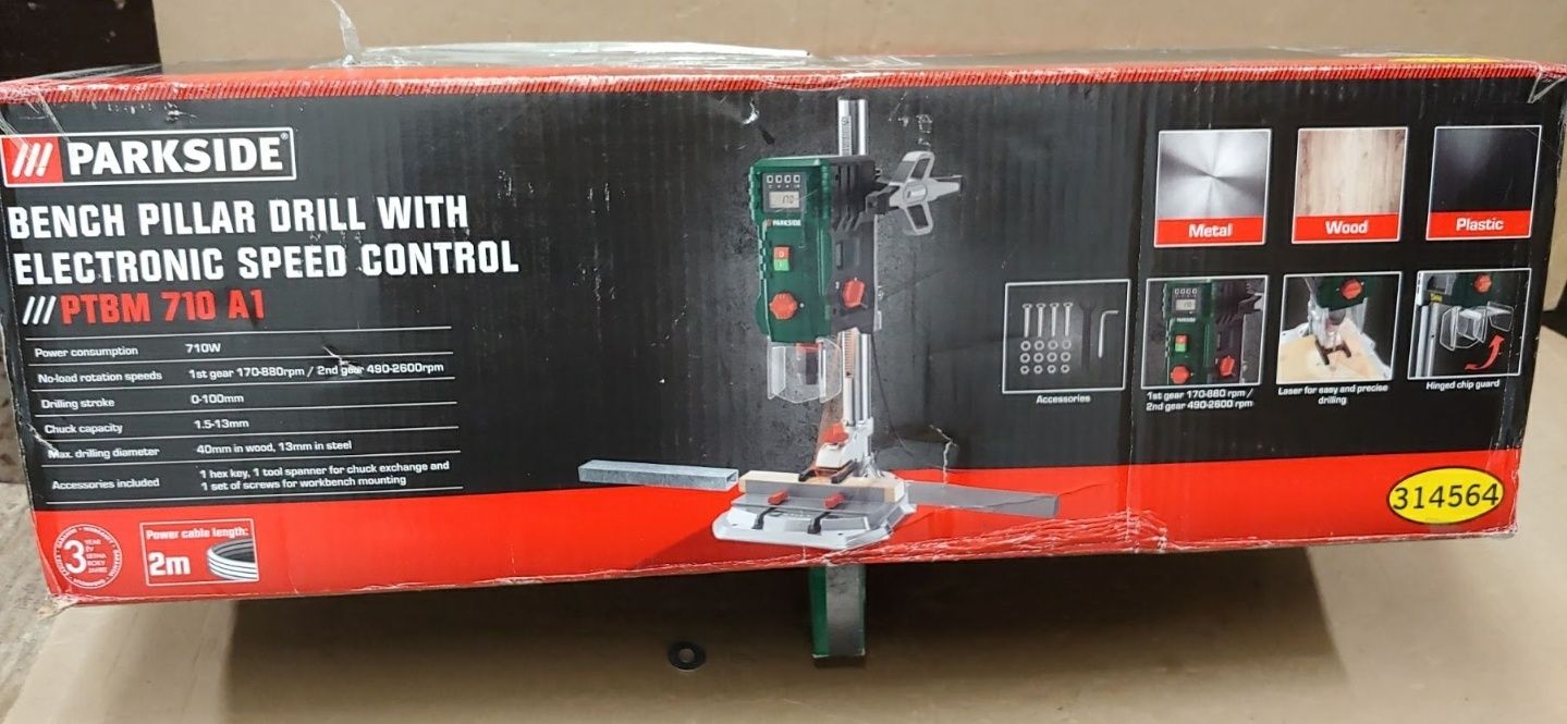 ПРОФ свердлильний станок зНімеччини Parkside PTBMOD 710 A1/сверлильный