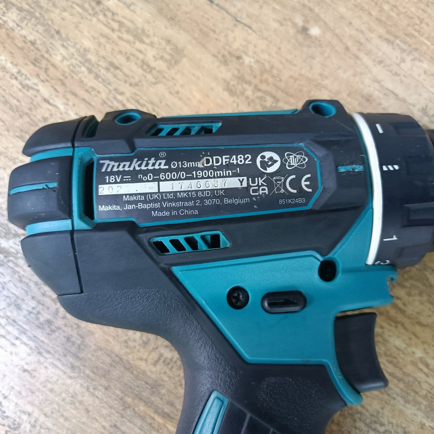 Makita 18V DDF 482 Wkrętarka+Bateria oryginalne BDB stan