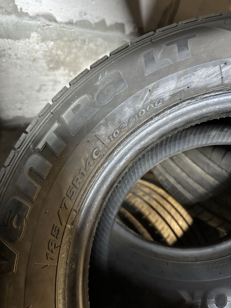 Резина 185/75/14C Hankook R14c пара бус літо 99%