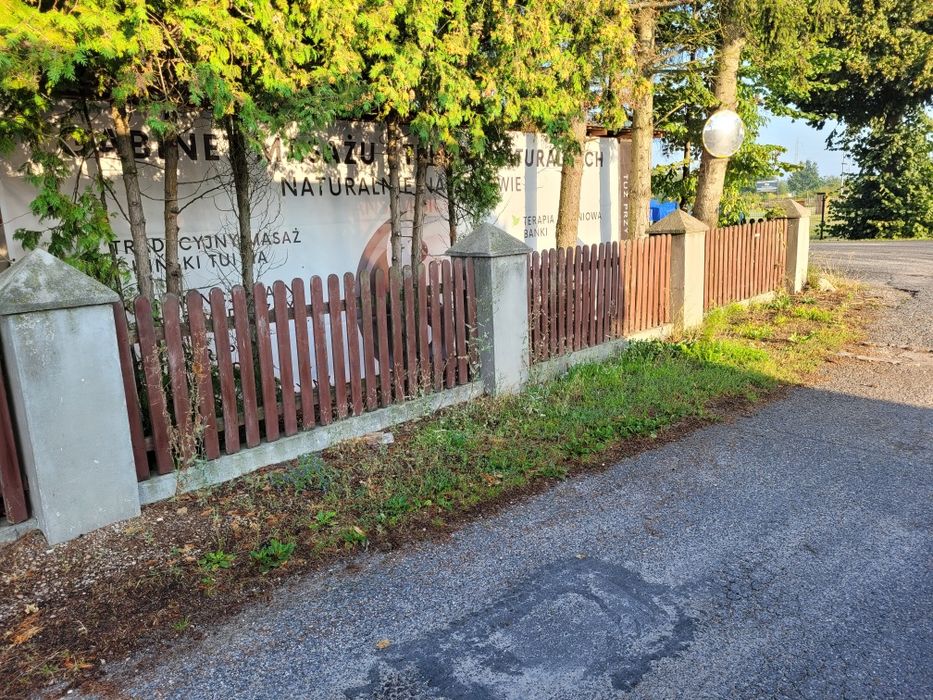 Płot przęsło drewniane Olszyna
