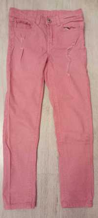 Spodnie jeansy dziewczęce r. 128