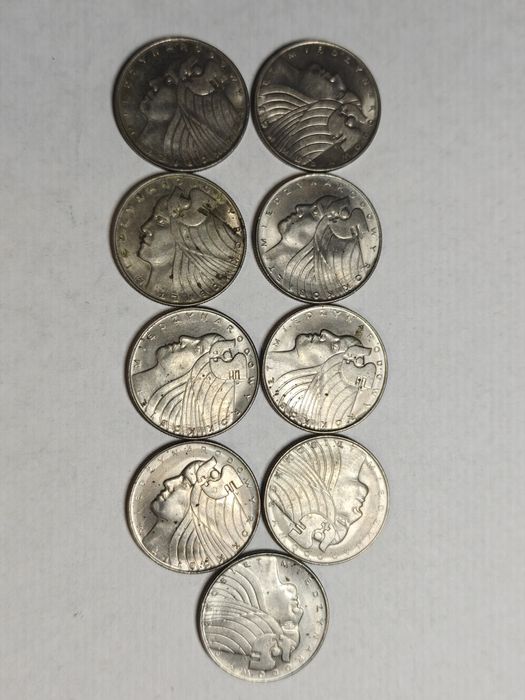 9 Monet Międzynarodowy Rok Kobiet 20 Złotych 1975